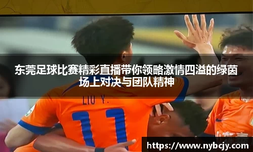 东莞足球比赛精彩直播带你领略激情四溢的绿茵场上对决与团队精神